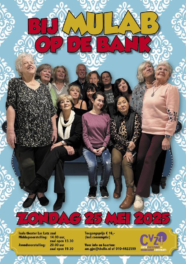 Op 25 mei trad MULAB 2 x op in het Isala theater